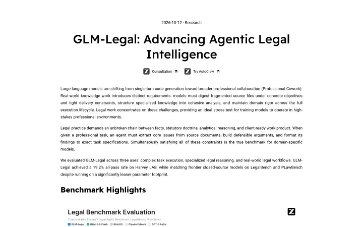 Landingpage von GLM-Legal